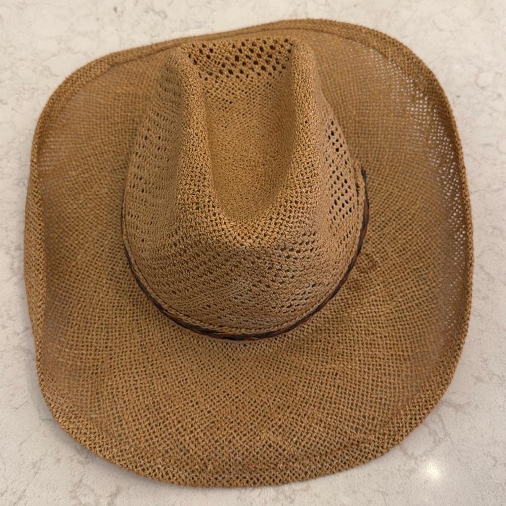 Vintage- Eddy Bros straw cowboy Hat